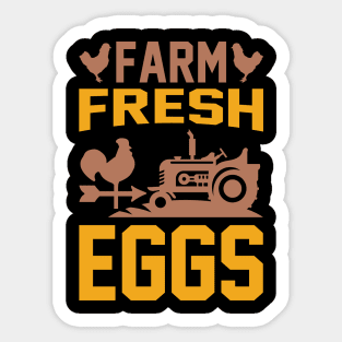 Farm Fresh Eggs T Shirt For Women Men Sticker